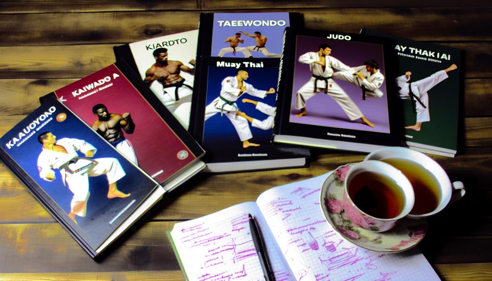 escolha de livros de artes marciais