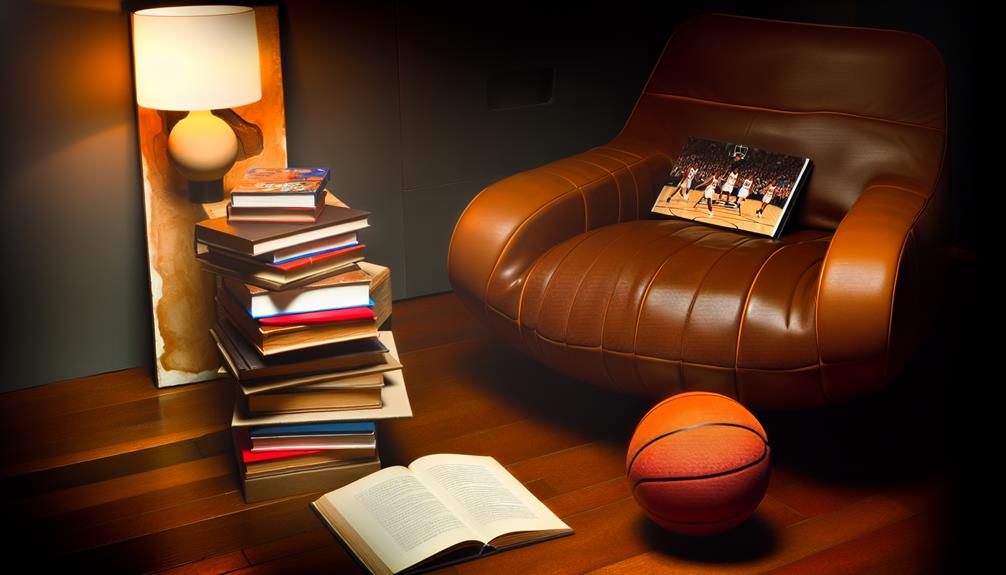 escolha de livros de basquete