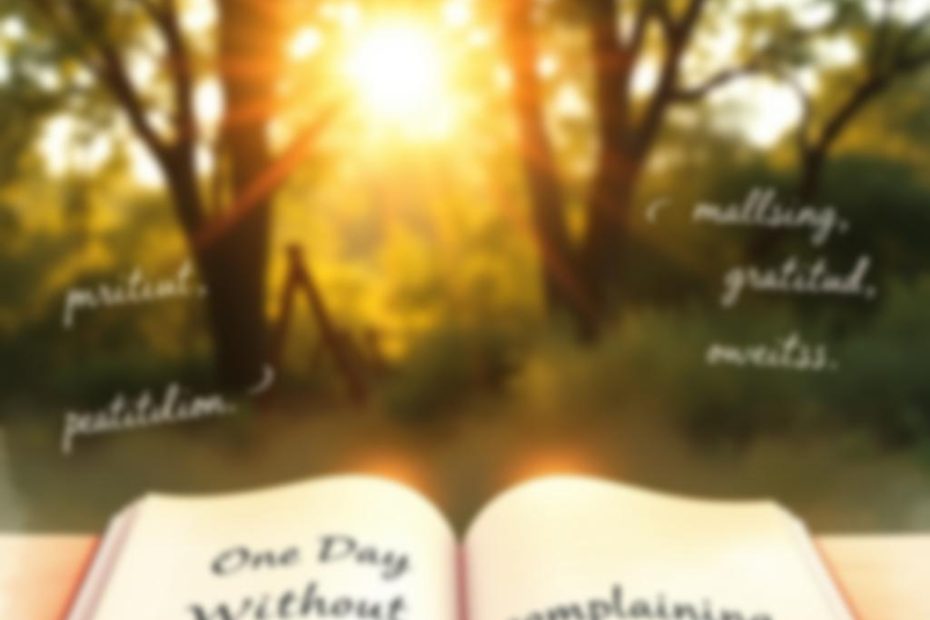 Frases do Livro Um Dia Sem Reclamar